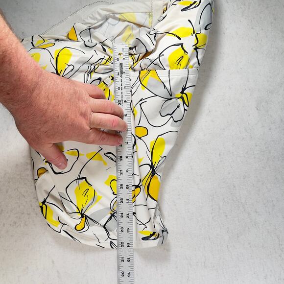 Jantzen Halter Swim Top Woman's 16 Japanese Floral Padded Bra Spandex Stretch - Picture 12 of 16